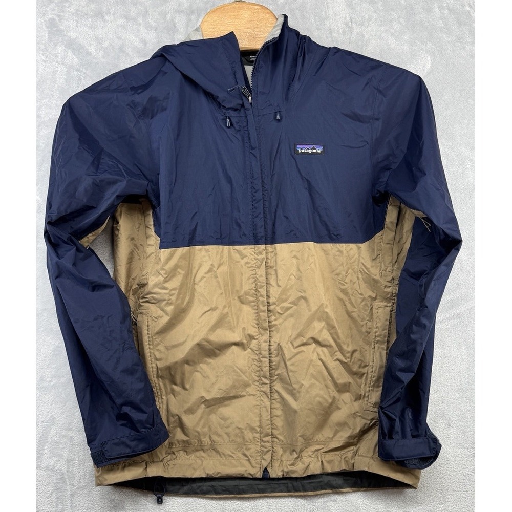 Patagonia Torrentshell H2NO Two-Tone Multicolor Rain Jacket 51884 Men's M EUC